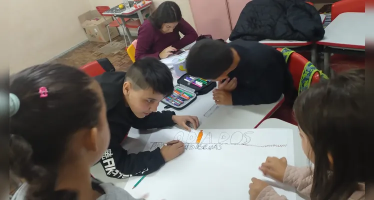 Veja os registros do amplo trabalho realizado em sala de aula.