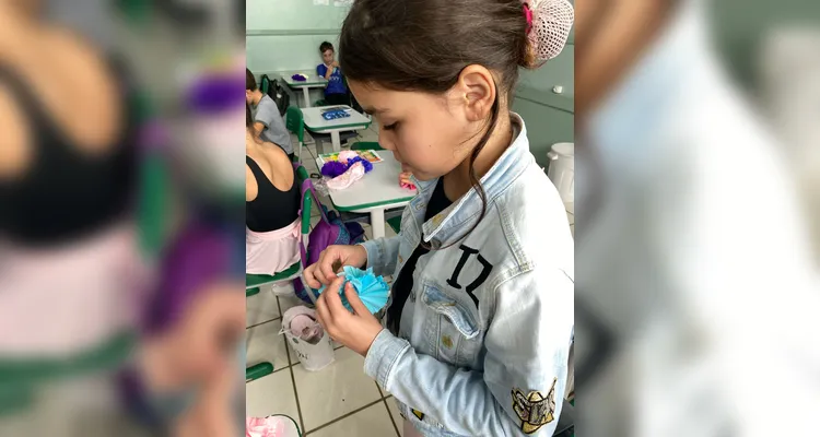 Veja os registros do trabalho dos alunos em sala de aula.