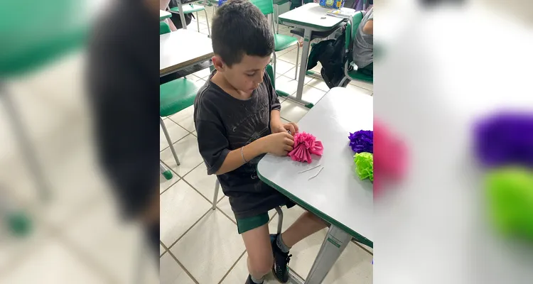 Veja os registros do trabalho dos alunos em sala de aula.