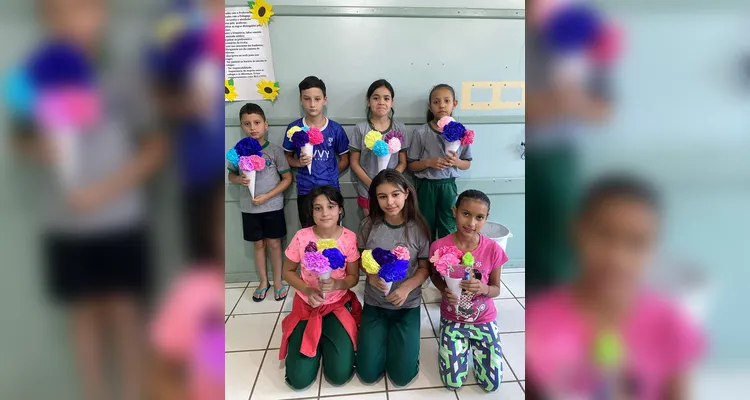 Veja os registros do trabalho dos alunos em sala de aula.