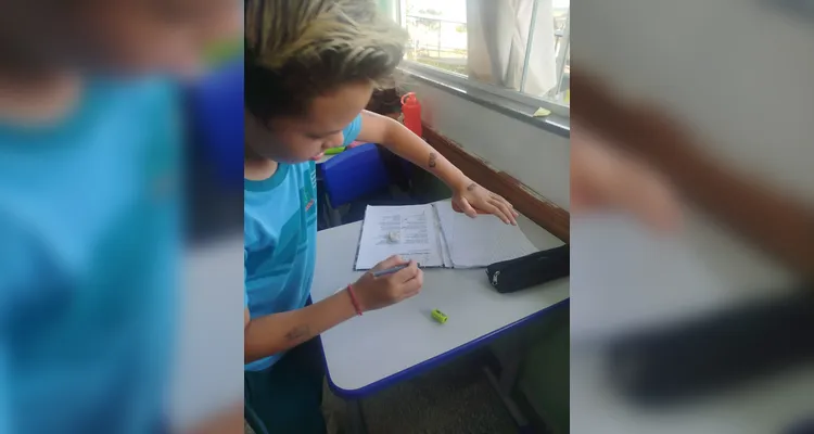 Veja os registros da dinâmica em sala de aula.