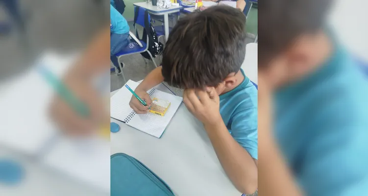 Veja os registros da dinâmica em sala de aula.