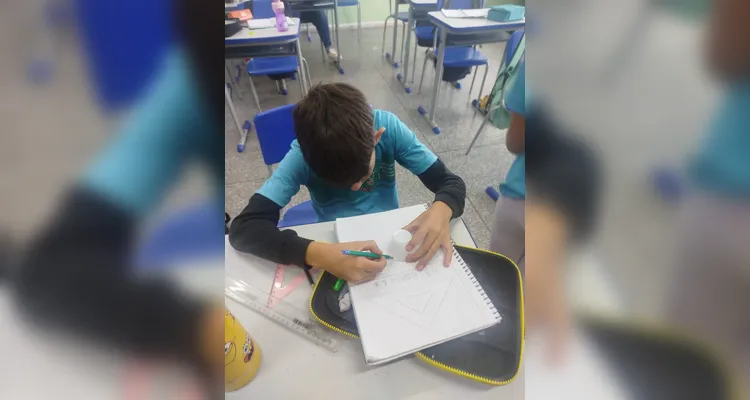 Veja os registros da dinâmica em sala de aula.