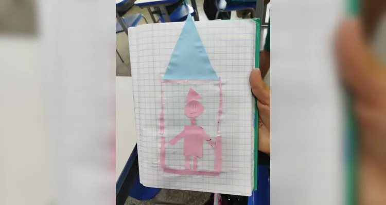 Veja os registros da dinâmica em sala de aula.