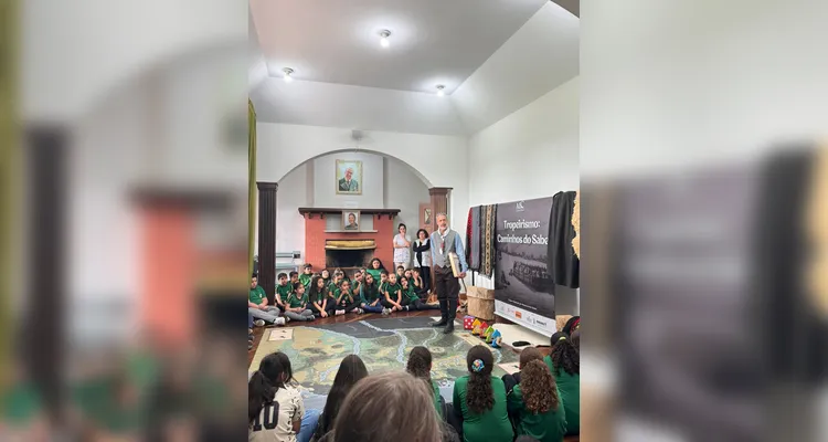 Educandos puderam participar de dinâmica no espaço.