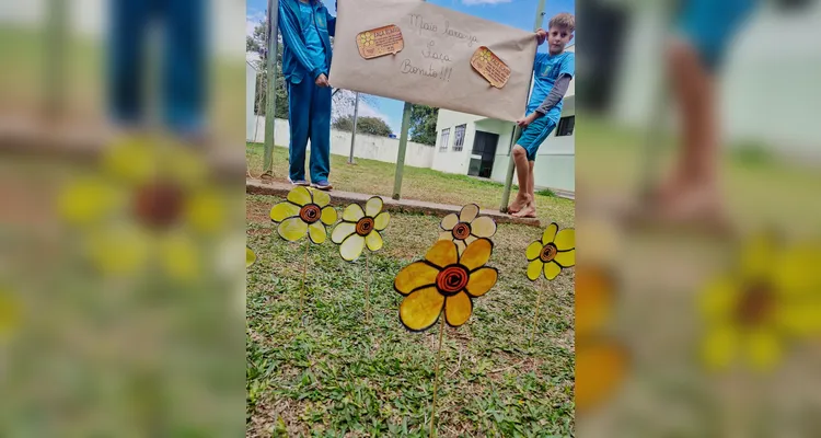 Trabalho teve produção e engajamento dos educandos.