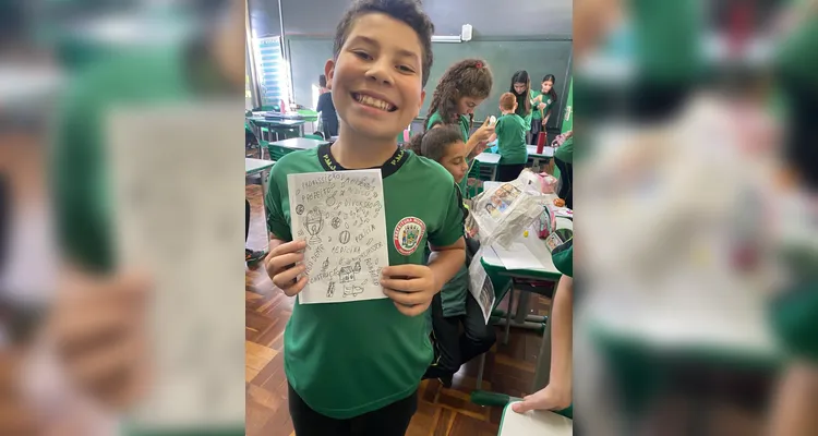 Confira como foi o trabalho e como ficaram as produções em sala de aula.