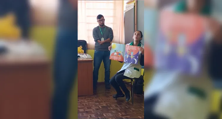 Veja os registros da dinâmica em sala de aula.