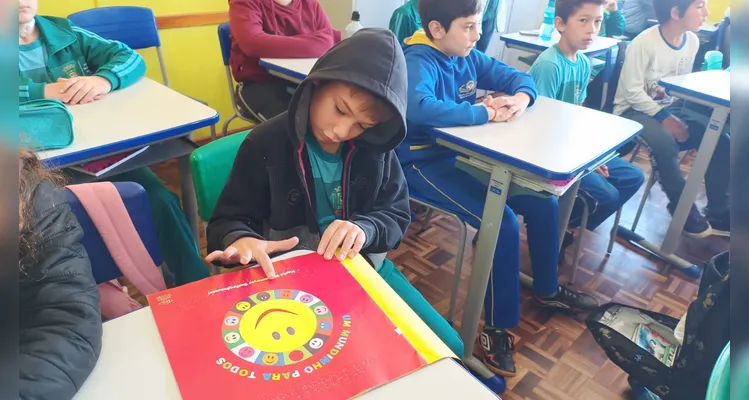 Veja os principais registros do trabalho em sala.