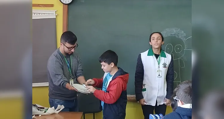 Veja os registros da dinâmica em sala de aula.