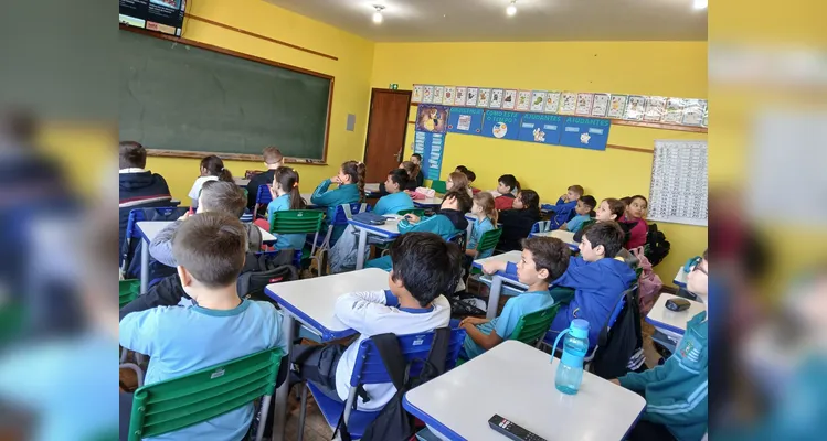 Veja os registros da dinâmica em sala de aula.