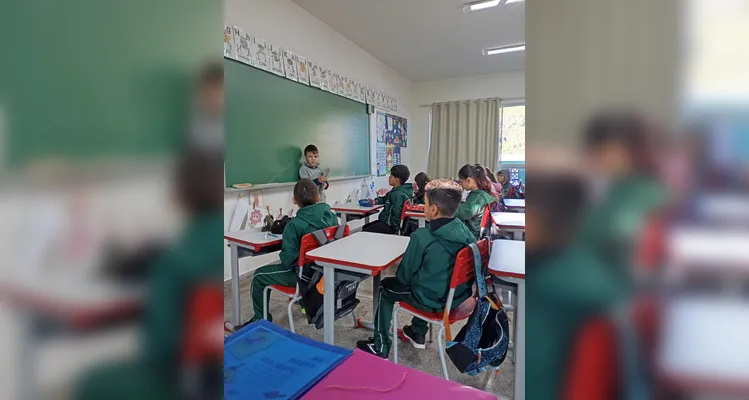 Confira os registros do trabalho em sala de aula.