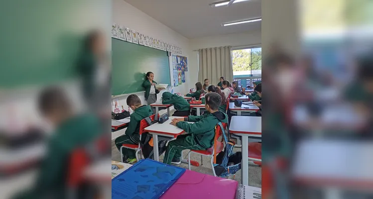 Confira os registros do trabalho em sala de aula.
