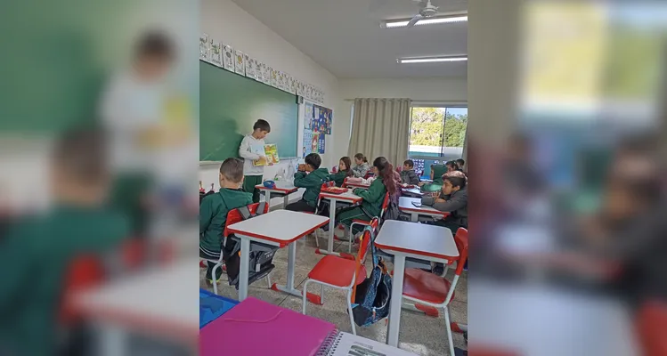 Confira os registros do trabalho em sala de aula.
