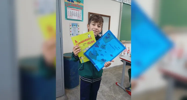 Confira os registros do trabalho em sala de aula.