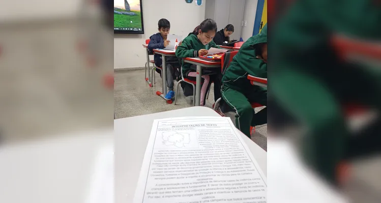 Educandos puderam produzir e entender relevância da temática.