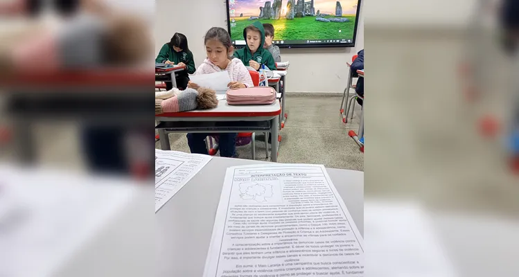Educandos puderam produzir e entender relevância da temática.