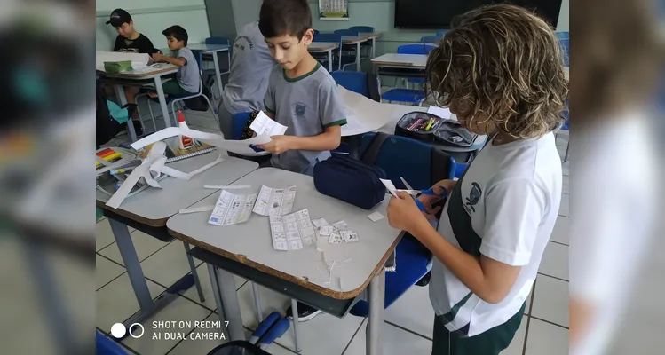 Veja os registros da dinâmica que divertiu e ensinou os educandos.