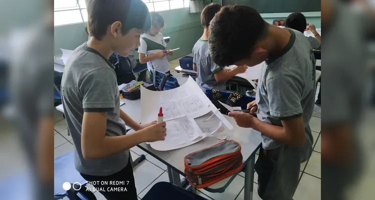 Veja os registros da dinâmica que divertiu e ensinou os educandos.