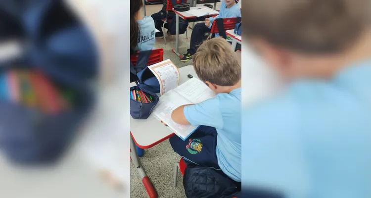 Veja a série de registros do trabalho em sala de aula.