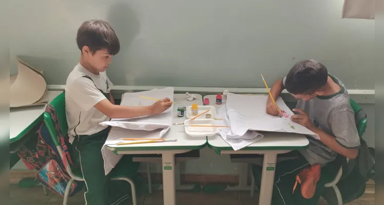 Confira os registros do amplo trabalho em sala de aula.