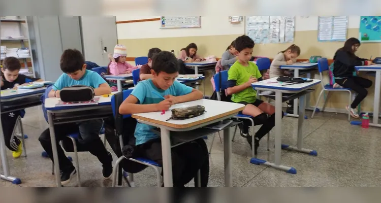 Dinâmica trouxe interesse e engajamento da turma.