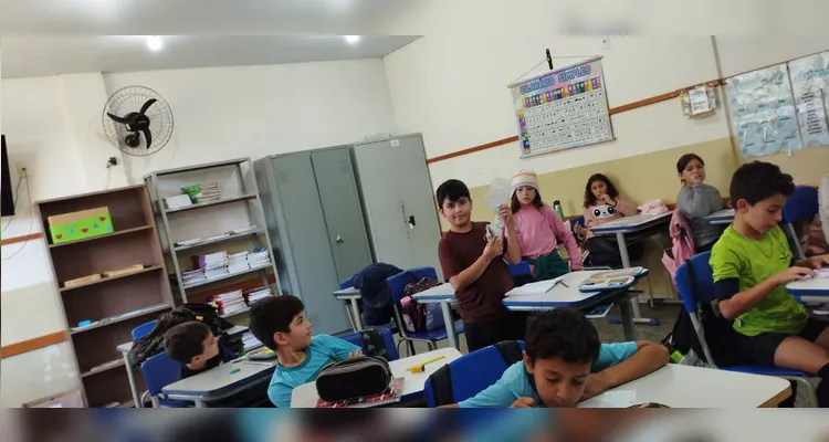 Dinâmica trouxe interesse e engajamento da turma.