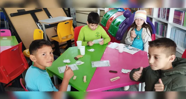Elementos diferenciados ajudaram educandos a terem ainda mais gosto pela proposta.