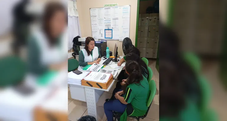 Educandos puderam conversar com profissionais para ampliar potencialidades.