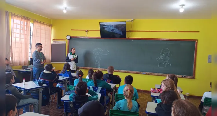 Veja os principais registros do trabalho em sala.