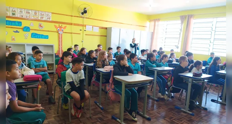 Veja os principais registros do trabalho em sala.