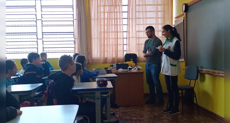 Veja os principais registros do trabalho em sala.