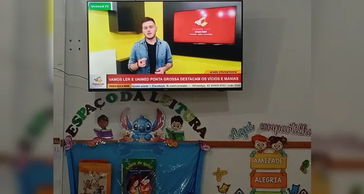 Educandos puderam extrair importantes tópicos da produção audiovisual.