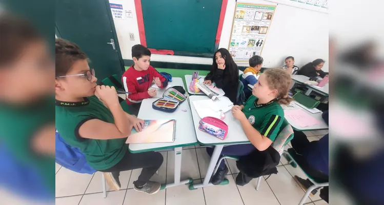Confira alguns registros do amplo trabalho realizado em sala de aula.