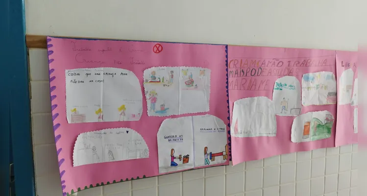 Confira a galeria do trabalho dos educandos em sala de aula.