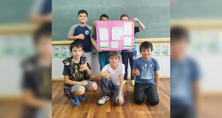 Confira a galeria do trabalho dos educandos em sala de aula.