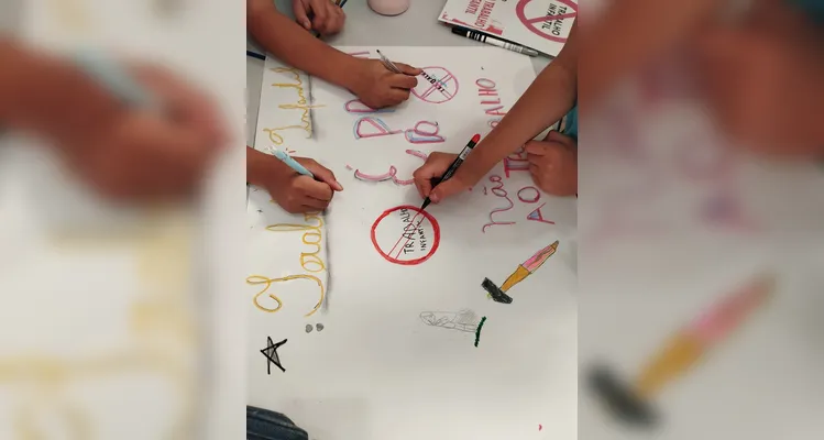 Veja como foi o trabalho e seus vários momentos com os educandos.