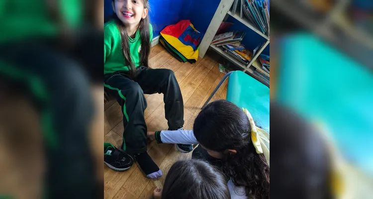Confira como foi o trabalho dinâmico dos estudantes em sala de aula.