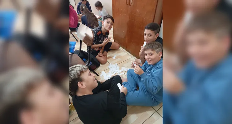 Veja os registros de como os educandos puderam desenvolver trabalhos com a proposta.