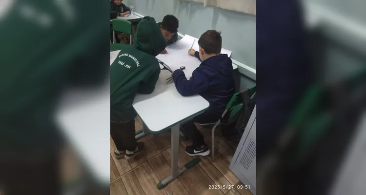 Produções ajudaram a fixar os conteúdos em sala de aula.