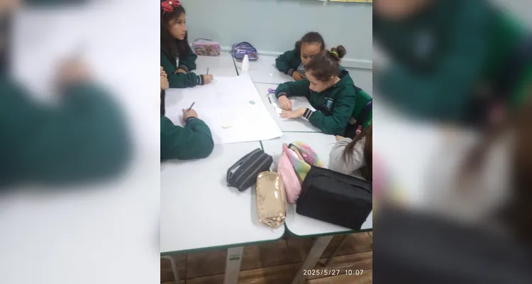 Produções ajudaram a fixar os conteúdos em sala de aula.