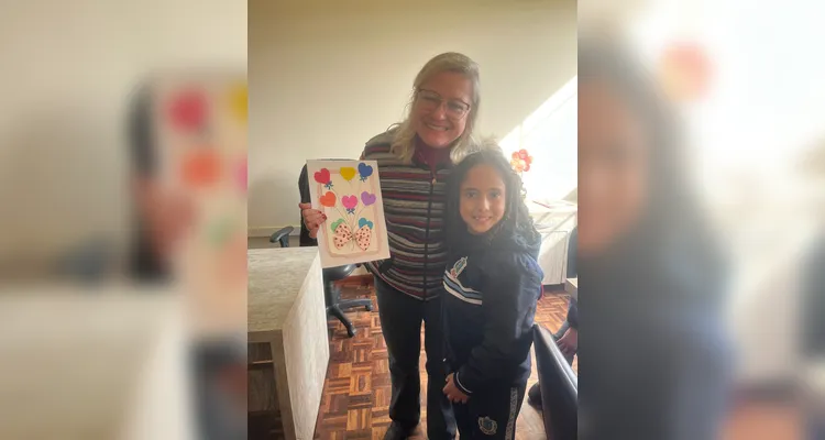 Veja os registros deste encontro entre educandos e a gestora.