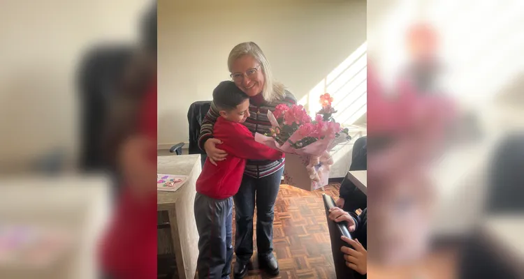 Veja os registros deste encontro entre educandos e a gestora.