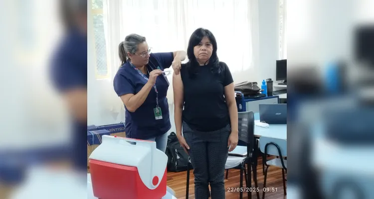 Trabalho contou com entendimento sobre o tema e imunização contra o vírus.