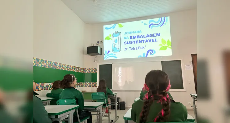 Do conteúdo audiovisual ao resultado em sala: confira as imagens do trabalho dos educandos.