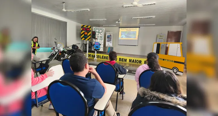 Estudantes puderam desfrutar de diversificadas dinâmicas no local.
