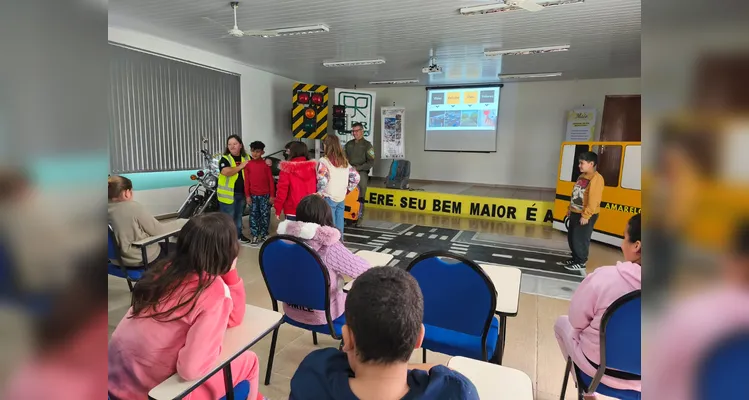Estudantes puderam desfrutar de diversificadas dinâmicas no local.