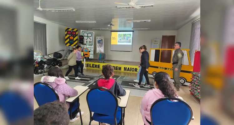 Estudantes puderam desfrutar de diversificadas dinâmicas no local.