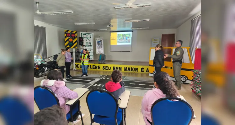 Estudantes puderam desfrutar de diversificadas dinâmicas no local.