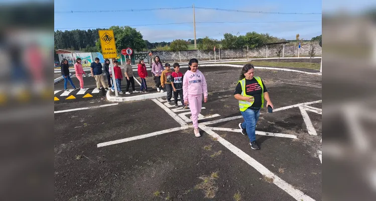 Estudantes puderam desfrutar de diversificadas dinâmicas no local.
